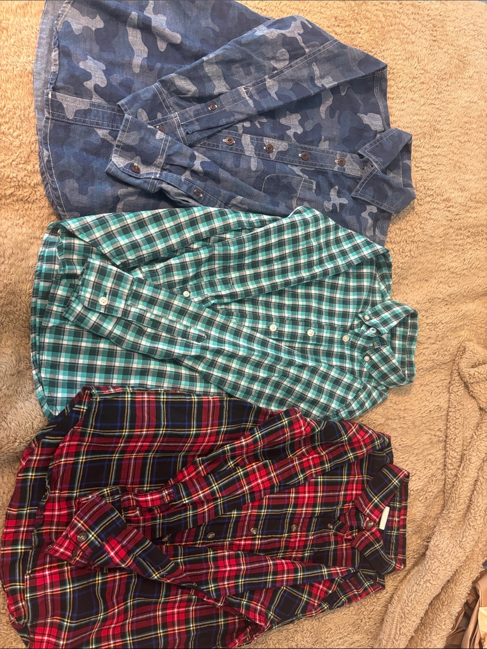 Boys Button Down Shirts - 3